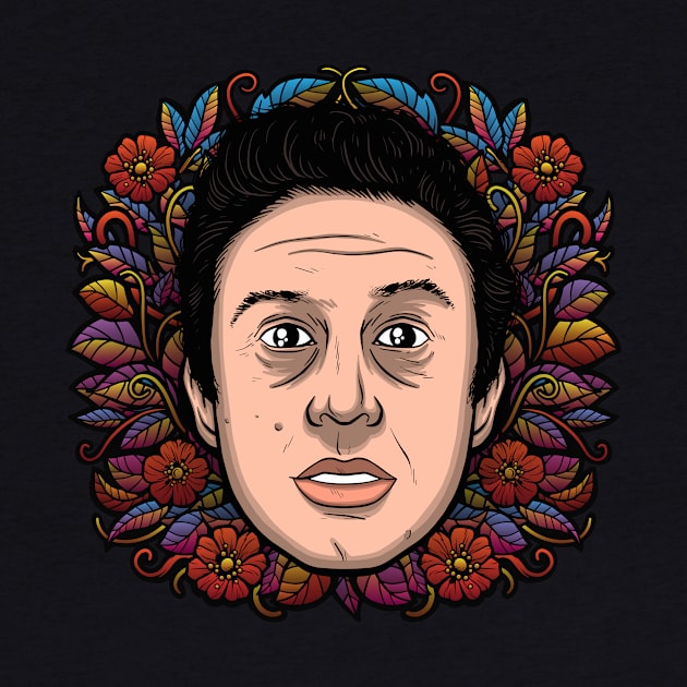 Lenny Bruce (Flowered) by Baddest Shirt Co.